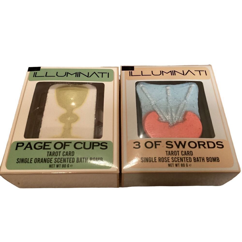 Bundle Of 2 Nwt Tarot Card Bath Bombs Strength Moon